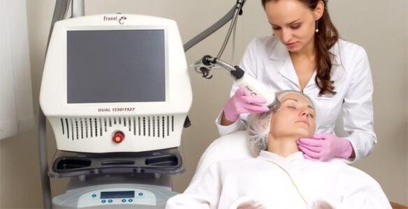 Rejuvenescimento da pele a laser fracionado
