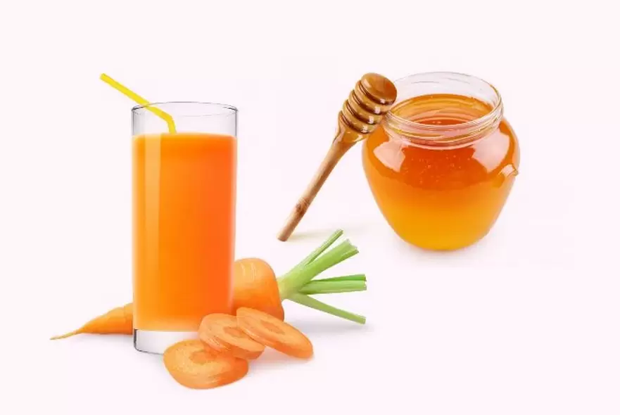 cenoura e mel para rejuvenescimento da pele